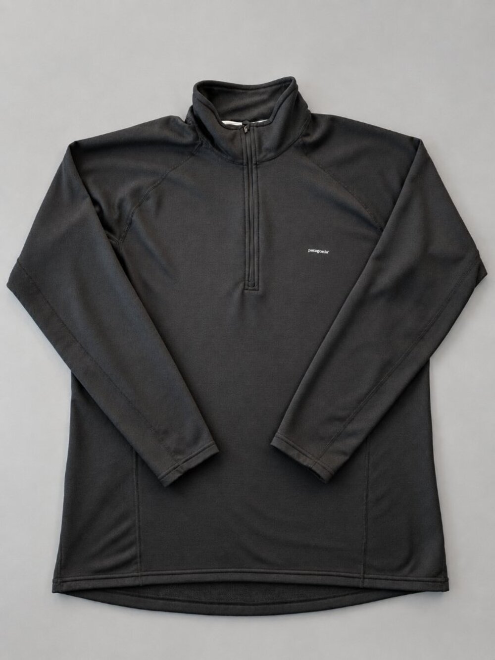 Patagonia Black Capilene Performance 1/4 Zip Pullover Men’s Large